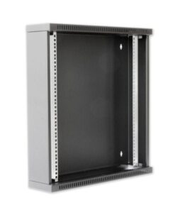 Armadio Rack 19'' Flat a muro p.30cm 12 unità sezione unica Grigio