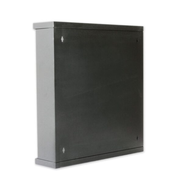 Armadio Rack 19'' Flat a muro p.30cm 12 unità sezione unica Nero