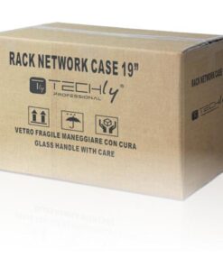 Armadio Rack 19'' a Muro 6U prof. 320 Grigio Assemblato