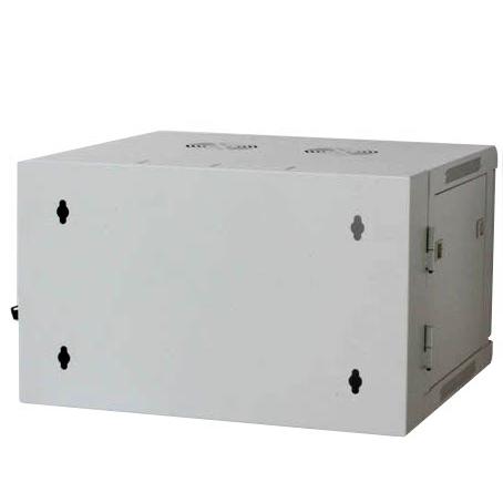 Armadio Rack 19'' a muro 12 unità due sezioni Grigio