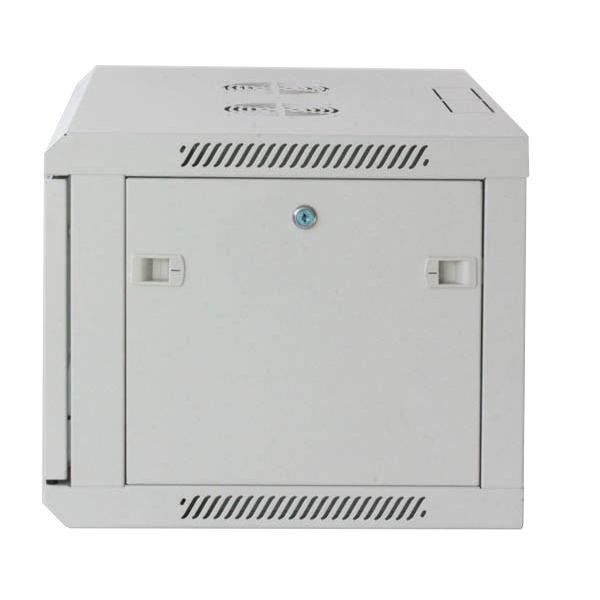 Armadio Rack 19'' a muro 12 unità sezione unica prof. 600mm Grigio