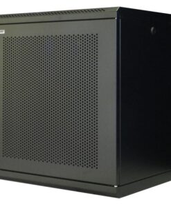 Armadio Rack 19'' a muro 12U Porta Grigliata Nero