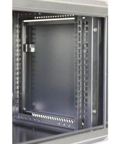 Armadio Rack 19'' a muro 15 unità prof.450 Nero da Assemblare Techly
