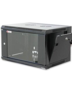 Armadio Rack 19'' a muro 15 unità prof.600 Nero da Assemblare Techly