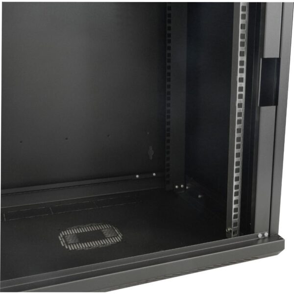 Armadio Rack 19'' a muro 15U Porta Grigliata Nero