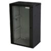 Armadio Rack 19'' a muro 20 unità sezione unica prof. 600mm Nero