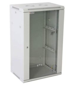 Armadio Rack 19'' a muro 20 unità sezione unica prof. 600mm Nero