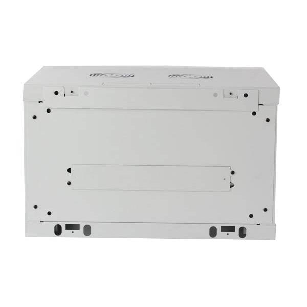 Armadio Rack 19'' a muro 6 unità sezione unica prof. 600mm Nero