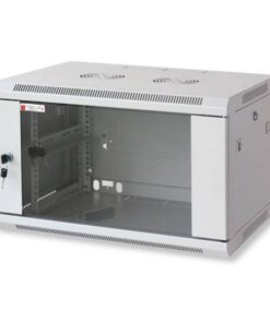 Armadio Rack 19'' a muro 9 unità prof.450 Grigio da Assemblare Techly