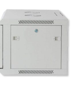 Armadio Rack 19'' a muro 9 unità prof.450 Grigio da Assemblare Techly