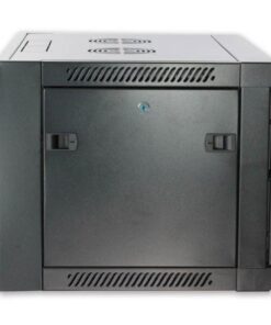 Armadio Rack 19'' a muro 9 unità prof.450 Nero da Assemblare Techly