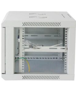 Armadio Rack 19'' a muro 9 unità sezione unica prof. 450 Grigio