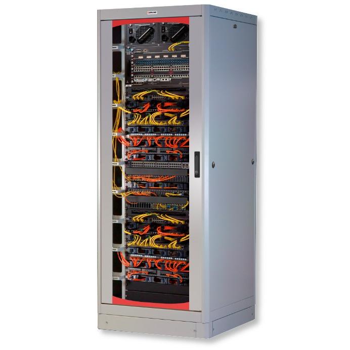 Armadio Server Rack 19'' 600x1000 27 Unita' Grigio serie Lite