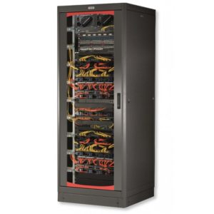 Armadio Server Rack 19'' 600x1000 27 Unita' Nero serie Lite