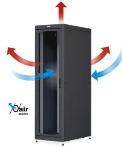 Armadio Server Rack 19'' 600x1000 42U Nero Porta Grigliata