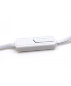 Auricolari Audio Stereo 3.5'' con Microfono Bianco