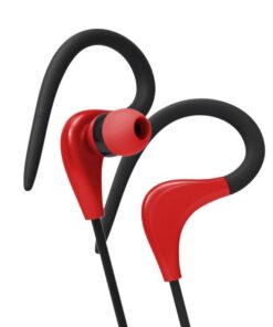 Auricolari Stereo Active con Microfono Nero / Rosso