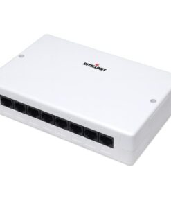 Box 8 Porte UTP per Connessioni di Rete Cat. 5E Bianco