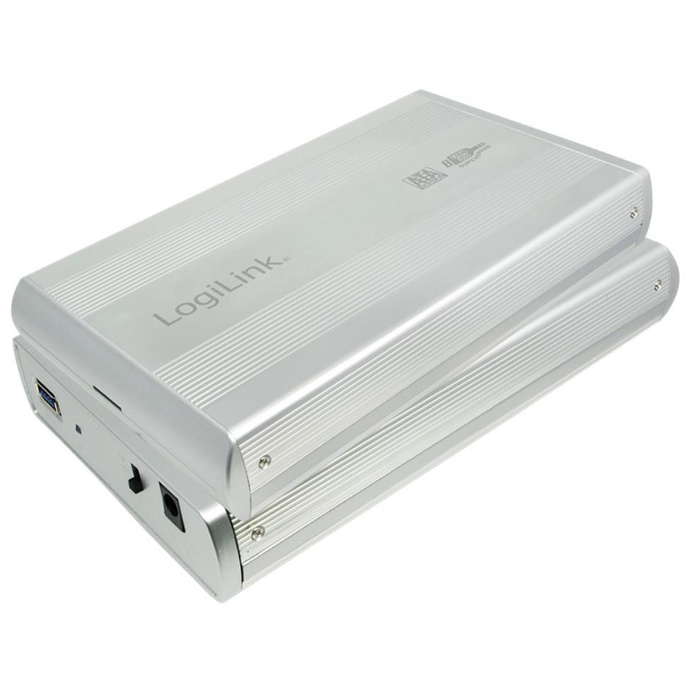Box HDD Esterno SATA 3.5'' USB3.0 Super Speed Silver