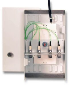 Box Ottico Compatto da Parete con Pannello Incluso RAL7035
