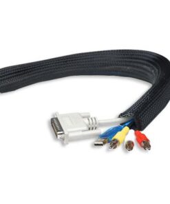 Canalina avvolgente per cavo, Nera