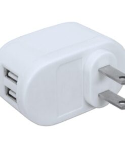 Caricatore 2 USB 120-240V 2A con Spina Americana