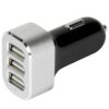 Caricatore Universale da Auto 3p USB 5100 mAh Nero/Silver