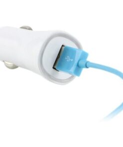 Caricatore da Auto 1p USB con uscita 5V / 2.4Ah Bianco