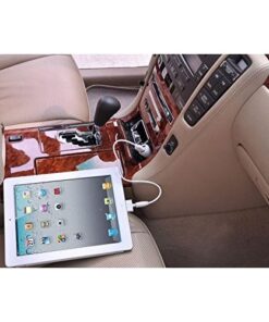 Caricatore da Auto 2 USB 5V 2.4A & 2.4A Bianco