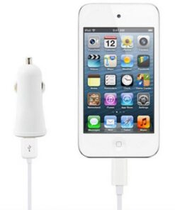 Caricatore da Auto USB-C con uscita 5V da 3A Bianco