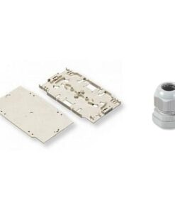 Cassetto Ottico 19'' con 12 bussole SC Duplex Monomodale Nero