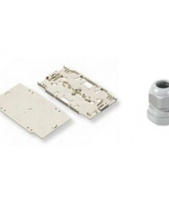 Cassetto Ottico 19'' con 12 bussole SC Simplex Multimodale Nero