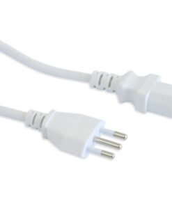 Cavo Alimentazione C13 F a Italiana 1,8 m Bianco
