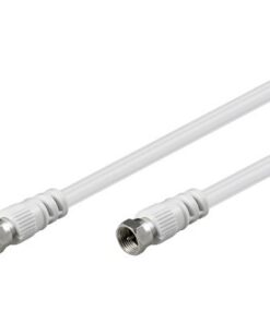 Cavo Antenna Satellite F/F 20 mt bianco