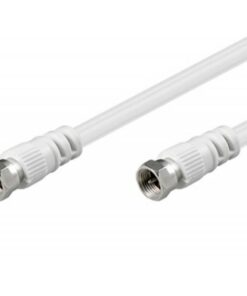 Cavo Antenna Satellite F/F 20 mt bianco