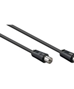 Cavo Antenna TV M/F 2,5 m nero