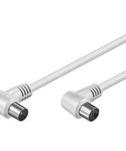 Cavo Antenna TV M/F 2,5 mt  angolato 90°
