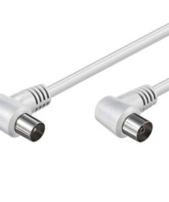Cavo Antenna TV M/F 2,5 mt  angolato 90°