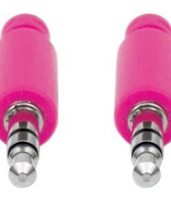 Cavo Audio con Guaina Intrecciata 1m Viola/Fucsia con Blister