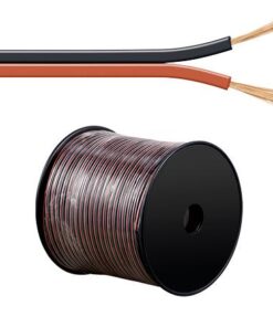 Cavo Audio per diffusori acustici Nero/rosso 1,5 mm² matassa 100mt