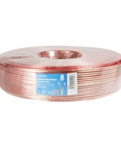 Cavo Audio per diffusori acustici Trasparente  1,5 mm² matassa 100m