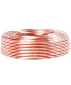 Cavo Audio per diffusori acustici Trasparente  1,5 mm² matassa 100m