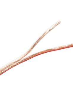 Cavo Audio per diffusori acustici Trasparente  1,5 mm² matassa 100m