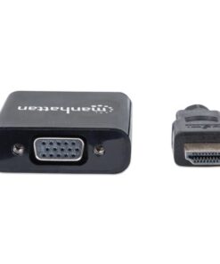 Cavo Convertitore HDMI a VGA con MicroUsb 30cm Nero