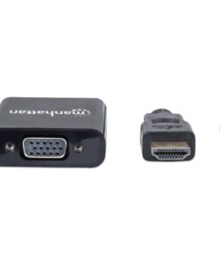 Cavo Convertitore da HDMI a VGA con Audio e MicroUsb 30cm Nero