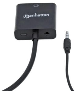 Cavo Convertitore da HDMI a VGA con Audio e MicroUsb 30cm Nero