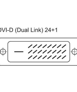 Cavo DVI digitale Dual Link (DVI-D) con ferrite 20 mt.