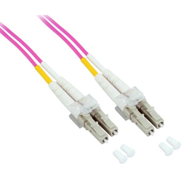 Cavo Fibra Ottica LC/LC 50/125 Multimodale 15 m OM4