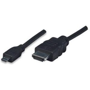 Cavo HDMI Highspeed con ethernet channel 1.4 A M/ Micro D M, 5,0 m