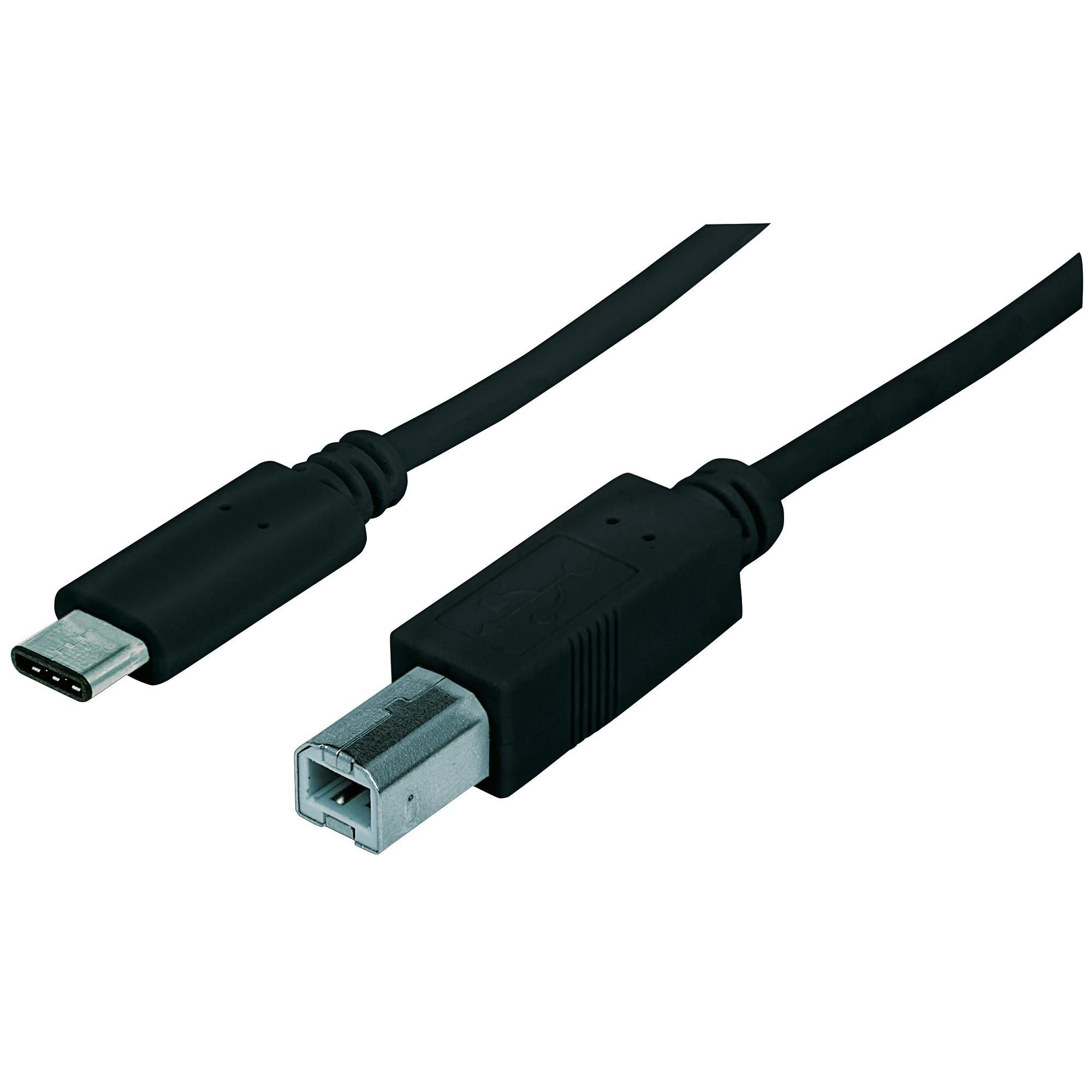 Cavo HiSpeed USB-B Maschio / USB-C™ Maschio 1m Nero